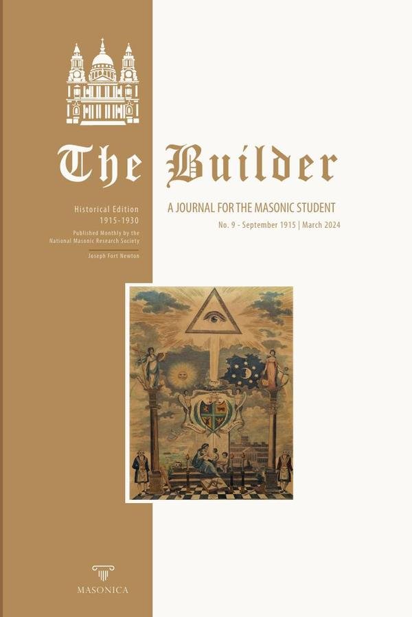 1004999_IMAGEN_TAPA_G_001 The Builder N.º 9 (English): A Journal For The Masonic Student - Imagen 1