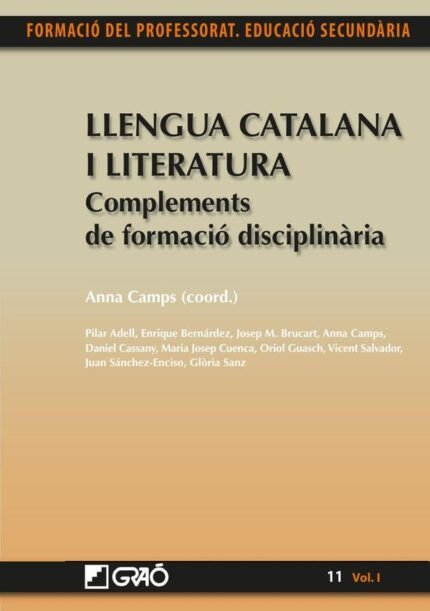 Llengua Catalana i Literatura: Complements de formació disciplinària