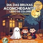 Dia Das Bruxas Aconchegante - Livro De Colorir Cozy Halloween: 35 Desenhos Fofinhos, Culturais & Educativos para Crianças, Jovens e Toda a Família!