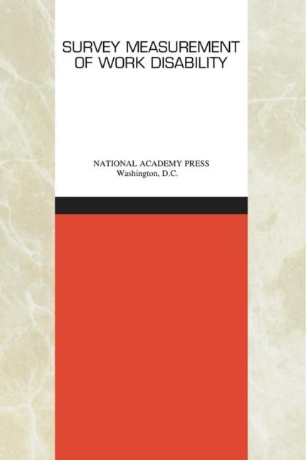 Survey Measurement of Work Disability