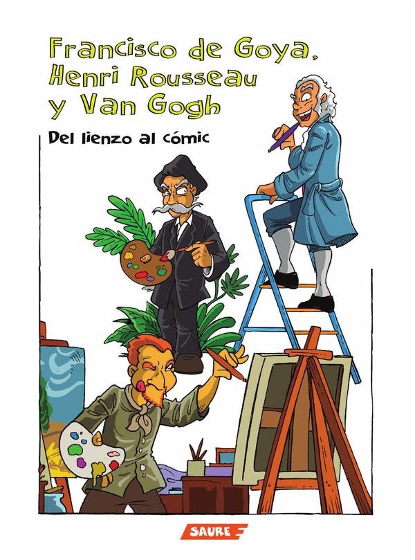 265460_IMAGEN_TAPA_G_003 Francisco de Goya, Henri Rousseau y Van Gogh.: Del lienzo al cómic. - Imagen 1