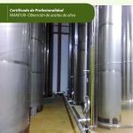 Trasiego y almacenamiento de aceites de oliva. INAK0109 - Obtención de aceites de oliva