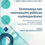 Governança nas contratações públicas contemporâneas: (de acordo com a nova Lei de Licitações e Contratos Administrativos – Lei no 14.133/2021)