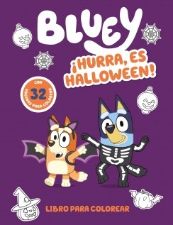 ¡Hurra, es Halloween!: Libro para colorear — Bluey