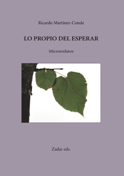 Lo propio del esperar