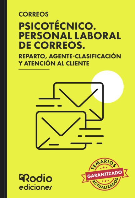CORREOS 2024. Psicotécnico. Personal Laboral de Correos. Reparto, Agente-Clasificación y Atención al Cliente