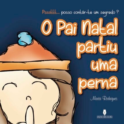 O Pai Natal partiu uma perna