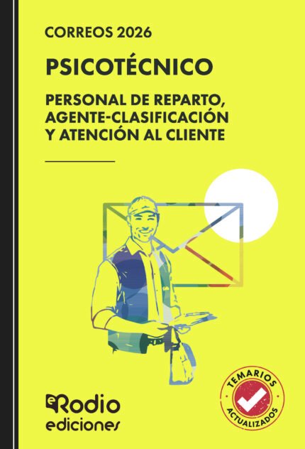 Correos 2026. PSICOTÉCNICO. Personal de Reparto, Agente-Clasificación y Atención al Cliente